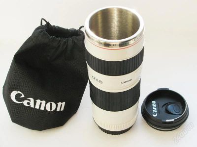 Лот: 840461. Фото: 1. Кружка объектив 70-200 4L. Кружки, стаканы, бокалы