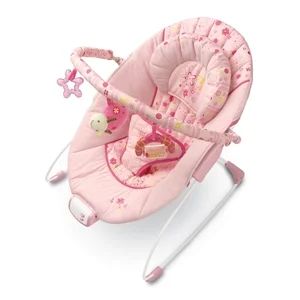 Лот: 3553878. Фото: 1. Кресло-шезлонг Bright Starts Розовые... Ходунки, прыгунки, качели