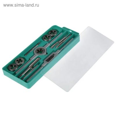 Лот: 17194386. Фото: 1. Набор плашек и метчиков Tundra... Ручной инструмент