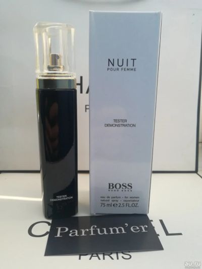 Лот: 6389271. Фото: 1. Boss Nuit Pour Femme 75ml. Tester... Женская парфюмерия