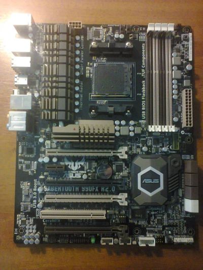Лот: 5692430. Фото: 1. Asus Sabertooth 990fx R2.0. Материнские платы