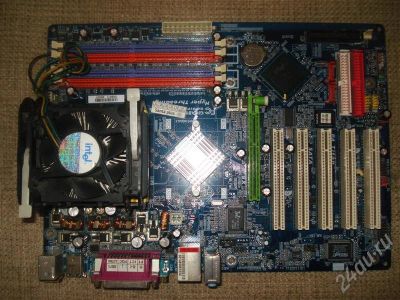Лот: 699644. Фото: 1. Мат. плата и процессор Intel Celeron. Материнские платы