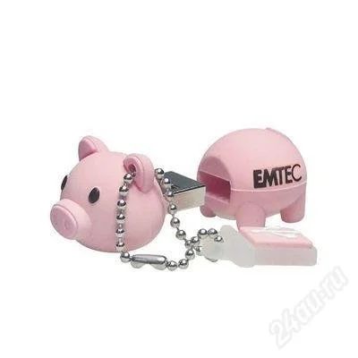 Лот: 2568050. Фото: 1. флешка usb 8gb emtec piggy. USB-флеш карты