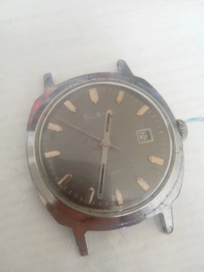 Лот: 10007453. Фото: 1. Ручные часы СССР Слава 21 камень... Оригинальные наручные часы