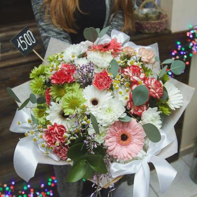 Лот: 7269879. Фото: 1. Сборный букет. Цветы на Щорса... Свежие цветы