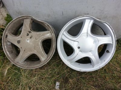 Лот: 3427558. Фото: 1. R14 4x98 Калина Вмятина на ободе... Диски