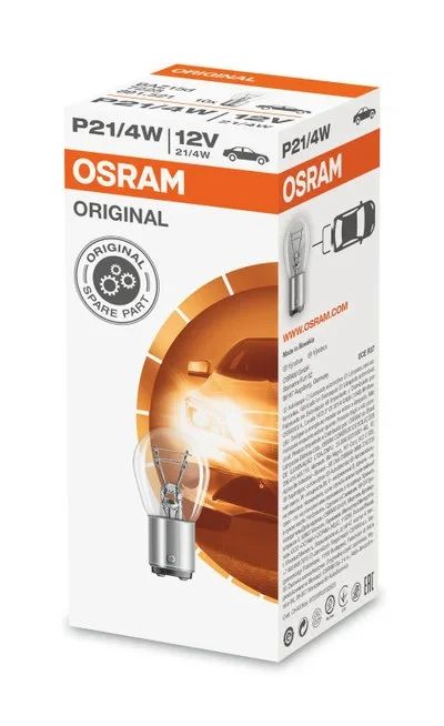 Лот: 12956253. Фото: 1. Osram P21/4W Original 7225. Компьютерные и письменные столы