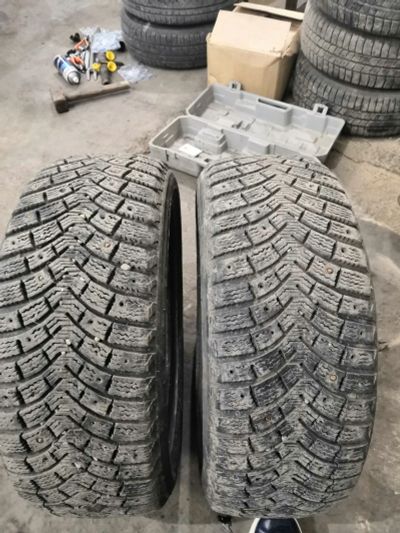 Лот: 14839344. Фото: 1. с рубля 2 колеса зима michelin. Шины