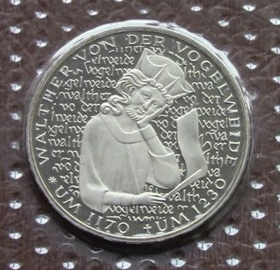 Лот: 12578177. Фото: 1. ФРГ 5 марок 1980г ПРУФ в запайке... Германия и Австрия