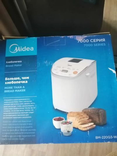 Лот: 20540686. Фото: 1. Хлебопечь Midea BM 220 Q3-W новая. Кухонная