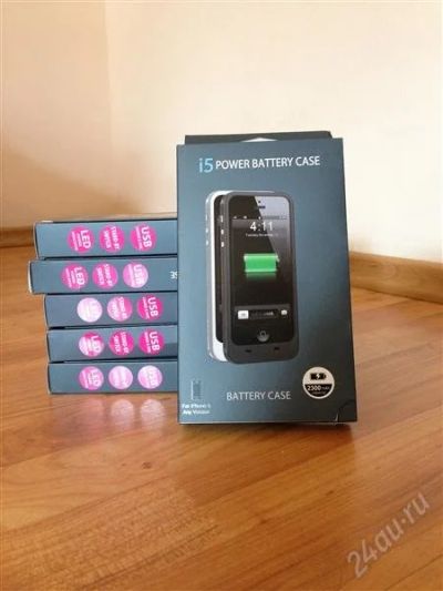 Лот: 2626683. Фото: 1. Чехол аккумулятор для iPhone 5... Аккумуляторы