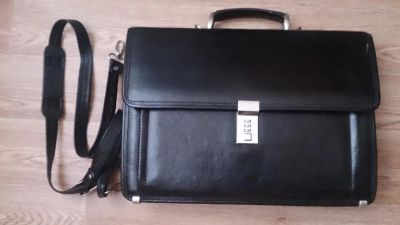 Лот: 9049124. Фото: 1. Кожаная мужсквя сумка / портфель. Сумки