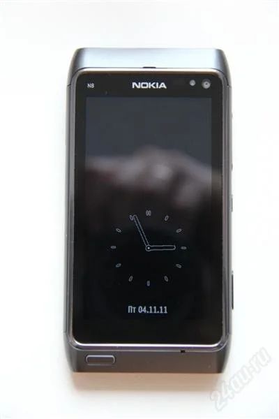 Лот: 1288492. Фото: 1. Nokia N8 темно-серый + автодержатель... Смартфоны