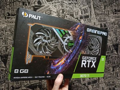 Лот: 18545919. Фото: 1. Видеокарта Palit GeForce RTX 3070... Видеокарты