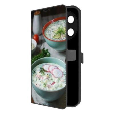 Лот: 25542468. Фото: 1. Чехол Krutoff Eco Book "Окрошка... Чехлы, бамперы