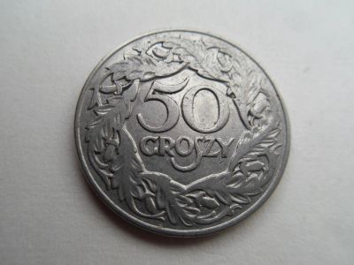 Лот: 10596297. Фото: 1. Польша 50 грошей 1923. Европа