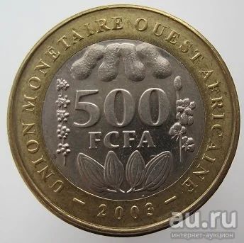 Лот: 8340128. Фото: 1. Западная Африка (КФА) 500 франков... Африка