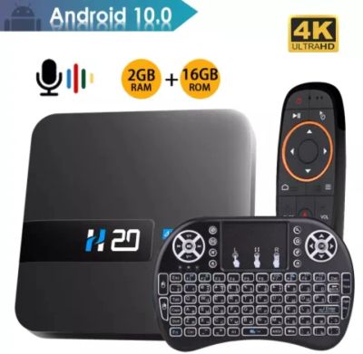 Лот: 16991652. Фото: 1. Приставка Новая H20 Smart TV Box... Медиаплееры