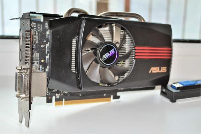 Лот: 8963343. Фото: 1. ASUS Radeon HD 7770 DirectCU 1Gb... Видеокарты
