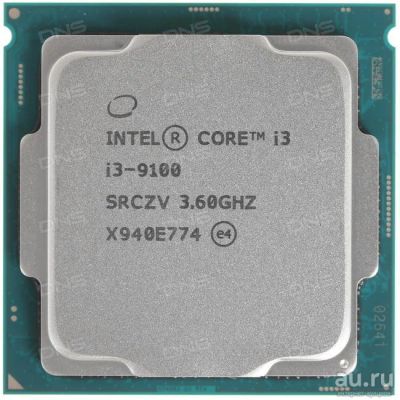 Лот: 17146555. Фото: 1. Новый процессор Intel Core i3-9100... Процессоры