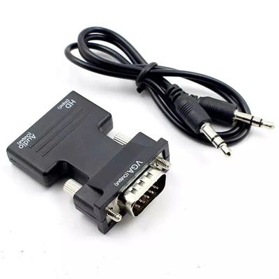 Лот: 19642625. Фото: 1. Переходник VGA-HDMI AUX. Шлейфы, кабели, переходники
