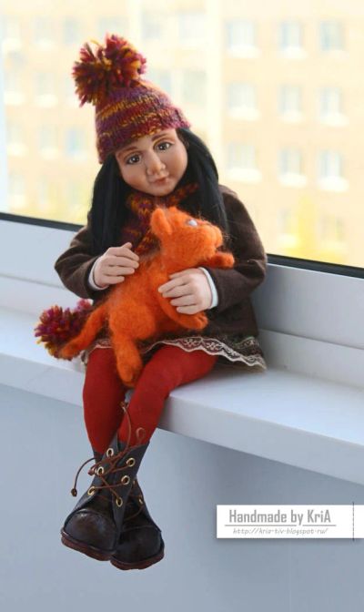 Лот: 7020991. Фото: 1. Интерьерная кукла Анабель. Авторские куклы, игрушки, поделки