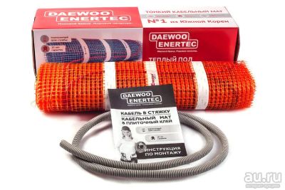 Лот: 9266583. Фото: 1. Нагревательный мат Daewoo Enertec... Тёплый пол