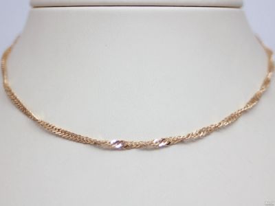 Лот: 13612129. Фото: 1. ЗОЛОТАЯ ЦЕПЬ 6,47 ГРАММ. Цепочки