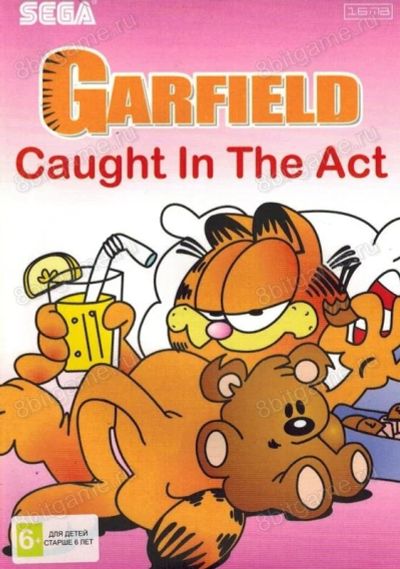 Лот: 13344463. Фото: 1. GARFIELD Картридж Sega + Обмен... Игры для консолей
