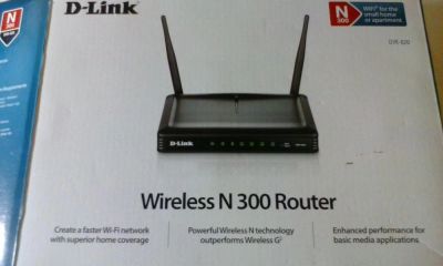 Лот: 5189685. Фото: 1. Роутер D-Link DIR-620. WiFi, Bluetooth адаптеры