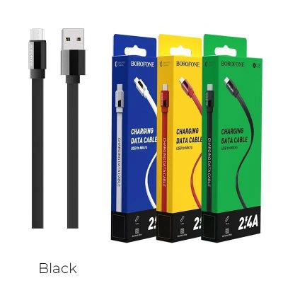 Лот: 22149941. Фото: 1. Кабель BOROFONE microUSB BU-8... Дата-кабели, переходники