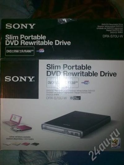 Лот: 656252. Фото: 1. USB Slim Portable DVD Rewritable... Приводы CD, DVD, BR, FDD