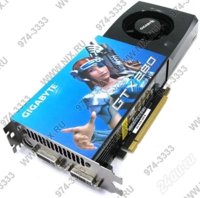 Лот: 614107. Фото: 1. GeForce GTX 280 Gigabyte PCI-E... Видеокарты