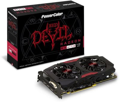 Лот: 15772579. Фото: 1. PowerColor Red Devil RX 470. Видеокарты
