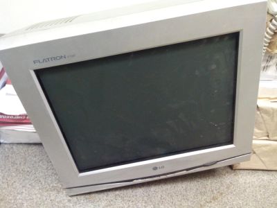 Лот: 4935435. Фото: 1. Монитор 17" ЭЛТ LG F700P без подставки... ЭЛТ-мониторы