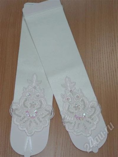 Лот: 726982. Фото: 1. Перчатки свадебные. Другое (свадебная мода)