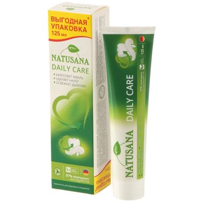 Лот: 25551034. Фото: 1. Зубная паста Natusana, Daily care... Уход за полостью рта