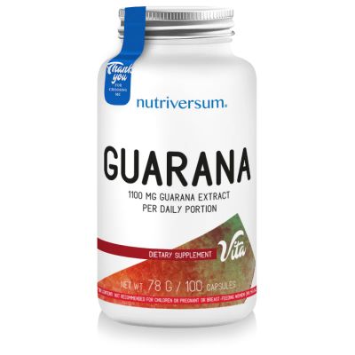 Лот: 18919202. Фото: 1. Nutriversum Guarana 100 капс. Спортивное питание, витамины