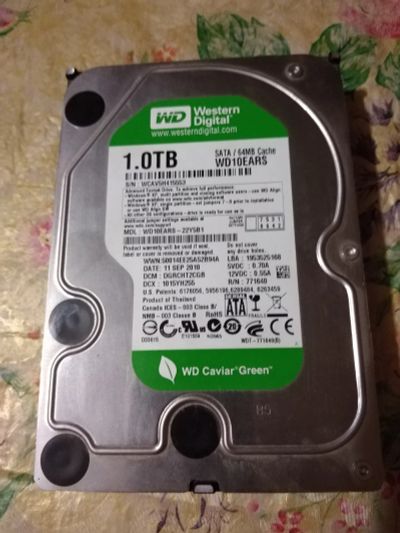 Лот: 17371769. Фото: 1. Жесткий диск Western Digital WD10EARS... Жёсткие диски (HDD)