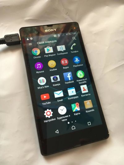 Лот: 9611372. Фото: 1. sony xperia z c6603 синий. Смартфоны