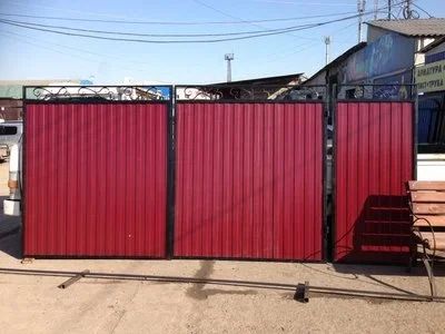 Лот: 13647093. Фото: 1. ВР-3 Ворота распашные уличные... Ворота, заборы, шлагбаумы