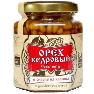 Лот: 11245152. Фото: 1. Кедровый орех в сиропе из калины... Ягоды, орехи