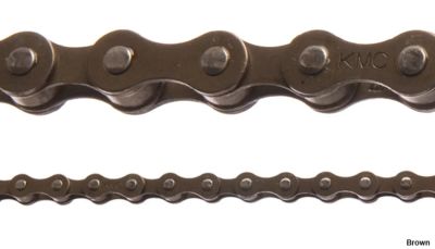 Лот: 9597899. Фото: 1. Цепь KMC S1 brown (BMX). Запчасти