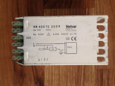 Лот: 7196978. Фото: 1. Комплект ДНаТ 400 Вт (Helvar... Другое освещение