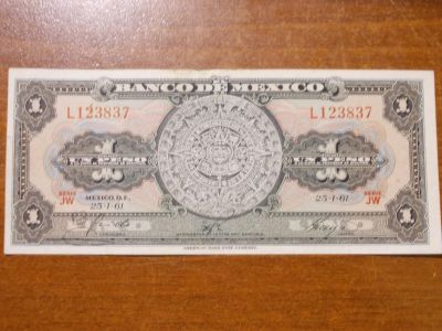 Лот: 16862576. Фото: 1. 1 песо 1961 года. Мексика. Нечастая... Америка