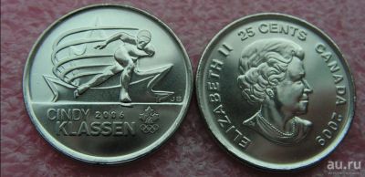 Лот: 16280119. Фото: 1. Канада 25 центов 2009 олимпийская... Америка