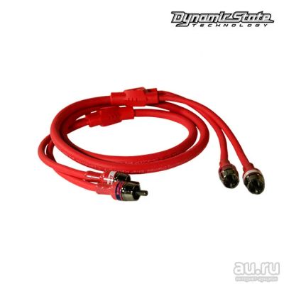 Лот: 17983604. Фото: 1. Dynamic State RCX-R10 3 RCA кабель... Аксессуары для автозвука