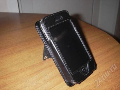 Лот: 3206. Фото: 1. Кожанный чехол на Iphone. Чехлы, бамперы