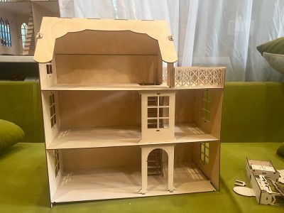 Лот: 23575663. Фото: 1. Кукольный дом, высота: 53, длина... Игровые домики, палатки