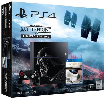 Лот: 6345978. Фото: 1. Sony PlayStation 4 1TB Star Wars... Игровые приставки, консоли